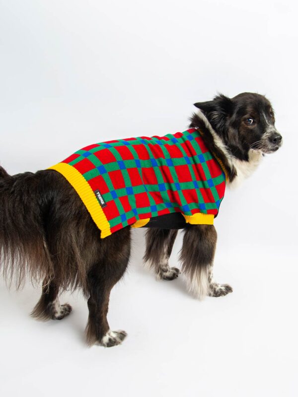Tricô Pet Xadrez